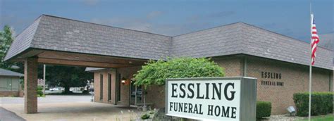 Essling funeral home - Please share prayers, condolences, and memories with the family at Essling Funeral Home.com. Service Information Visitation. Thursday November 16, 2017 5:00 PM to 7:00 PM Frank L. Keszei Funeral Home, Inc, Essling Chapel 1117 Indiana Avenue La Porte, IN 46350 Directions Text Details Email Details Memorial ...